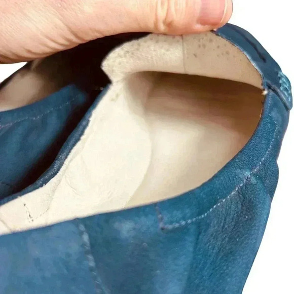 Caslon Rylee Blue Suede Penny Loafer Slip on Shoe Flat Women Size 7.5 - Picture 6 of 6